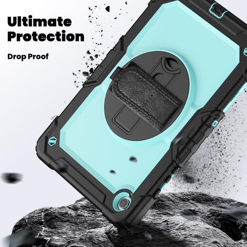 navor for Samsung Galaxy Tab A9 Plus Case 11-inch 2023 with Built-in Screen Protector Shockproof Adjustable Strap 360 Rotating for SM-X210/X216/X218