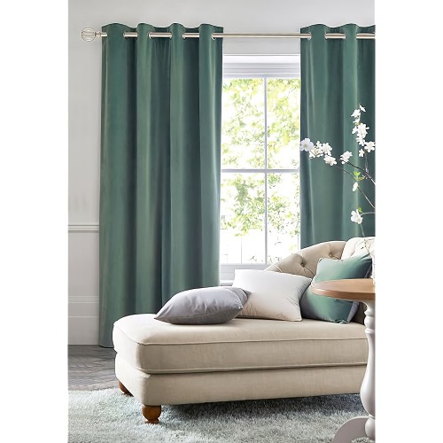 AMG HOME COLLECTIONS Adjustable Drapery Rods Set, 42-120 inch Metal Curtain Rods with Round Cage, Accessories