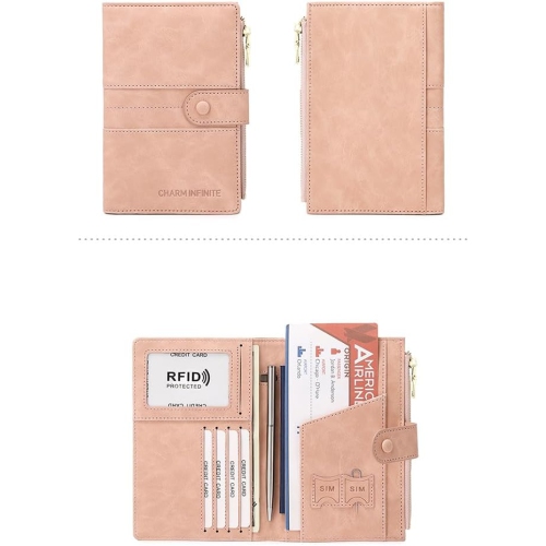 navor Passport/Travel Document Holder with RFID Protection, Portable & Foldable Organizer to Hold Passport, Tickets, Cards, Boarding Pass, ID, Money,