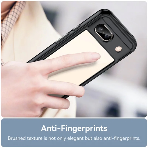 XCRS Slim Hardshell Transparent Crystal Clear Acrylic Cover, Complete Protection Hard Case for Google Pixel 8a