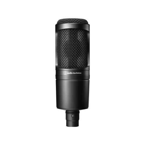 Microphone à condensateur cardioïde AT2020 d'Audio Technica, noir