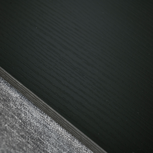 HOMCOM 7-Drawer Dresser, Fabric Chest of Drawers, 3-Tier Storage Tower with Steel Frame and Wooden Top for Bedroom, Nursery Room, Black