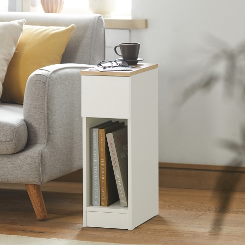 SoBuy Bedside Table Nightstand Side Table End Table Sofa Table FBT111-WN