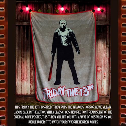 Halloween Friday The 13th Jason" Lightweight Super Soft Throw Blanket