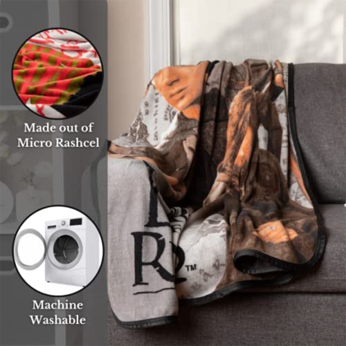 The Lord of The Rings" Supersoft Lightweight Micro Raschel Throw Blanket