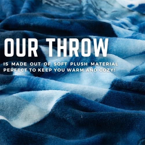 Jaws" All Occasion Super Soft Lightweight Micro Raschel Throw Blanket