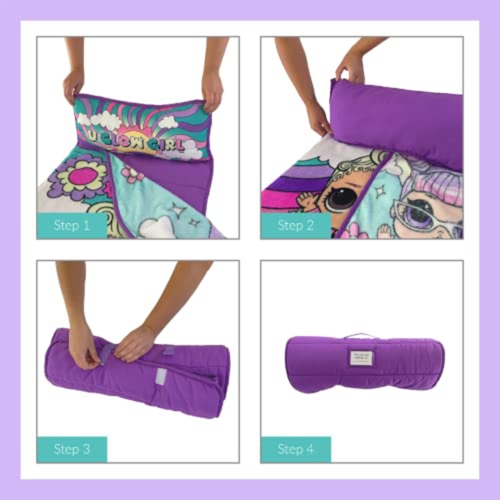 LOL Surprise" Soft Sleeping Toddler Nap Mat Blanket with Pillow for Kids