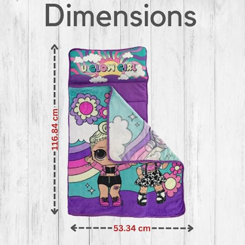 LOL Surprise" Soft Sleeping Toddler Nap Mat Blanket with Pillow for Kids