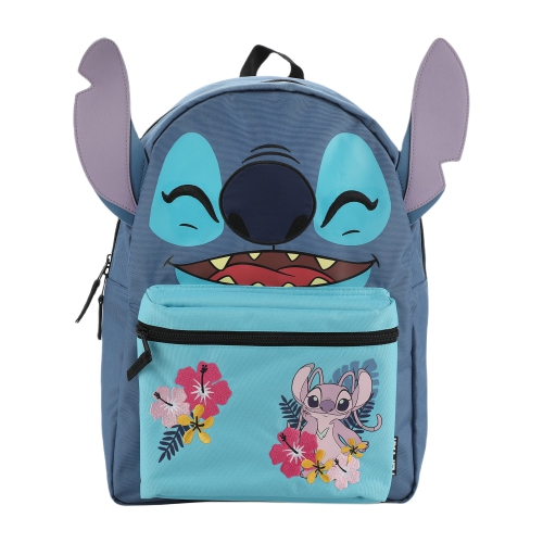 BIOWORLD  Lilo & Stitch Angel Reversible 16" Backpack With Ears