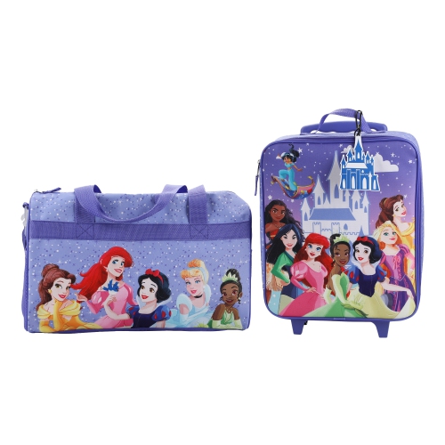 Disney Princess 14" Kids Suitcase 4 Piece Set