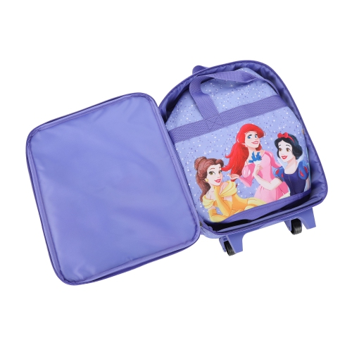 Disney Princess 14" Kids Suitcase 4 Piece Set