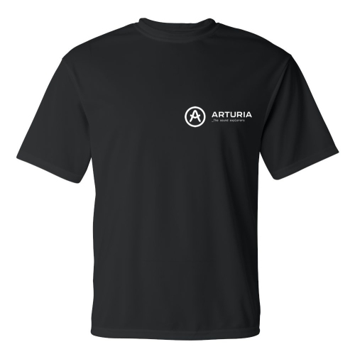 T-shirt avec logo Arturia noir, grand