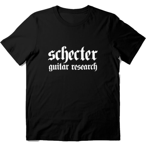 Schecter – T-shirt avec logo Guitars, moyen