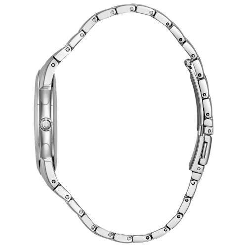 Bulova Mens Classic Quartz Watch 38mm Silver-Tone Stainless Steel Case and Bracelet with Black Dial