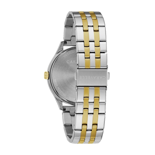 Caravelle 41mm Men's Casual Watch - Silver/Gold