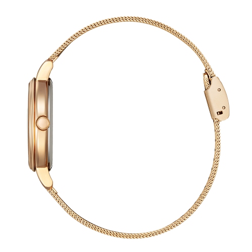 Montre pour femmes Silhouette Crystal Eco-Drive 28&nbsp;mm de Citizen, boîtier et bracelet en inox deux tons avec cadran argenté