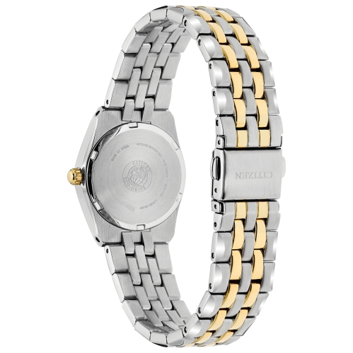 Citizen Ladies Corso Eco-Drive Watch 28mm Two-Tone Stainless Steel Case and Bracelet with Blue Dial