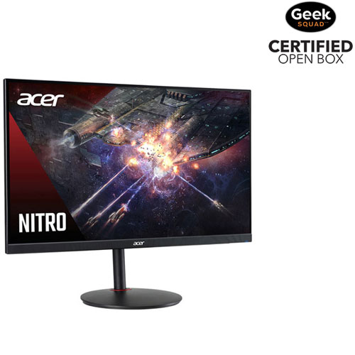 Boîte ouverte - Moniteur de jeu DEL IPS HD intégrale GTG 0,5 ms 180 Hz FreeSync de 23,8 po Nitro d'Acer