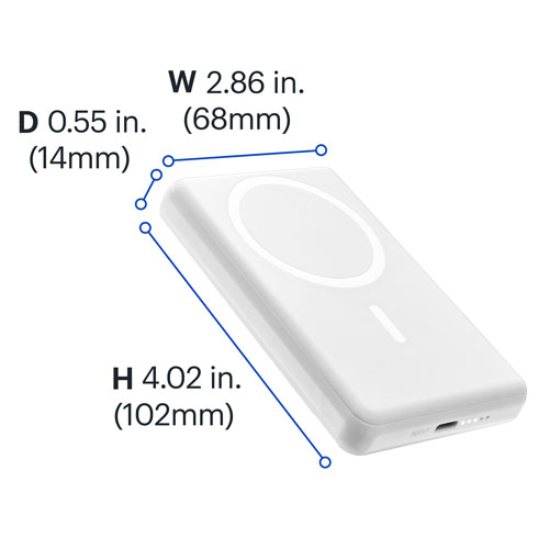 BestBuy Essentials 5000 mAh 7.5W Magnetic Wireless Power Bank - Only at Best Buy