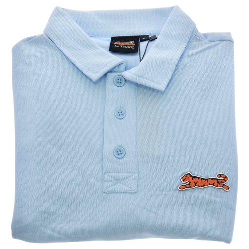 Polo en coton classique pour hommes de le Tigre - Bleu ciel - très grand
