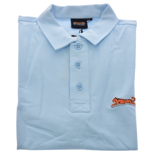 Polo en coton classique pour hommes de le Tigre - Bleu ciel - petit