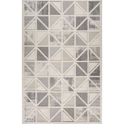 Rug Branch Nimbus Floral Indoor Area Rug, Cream Grey