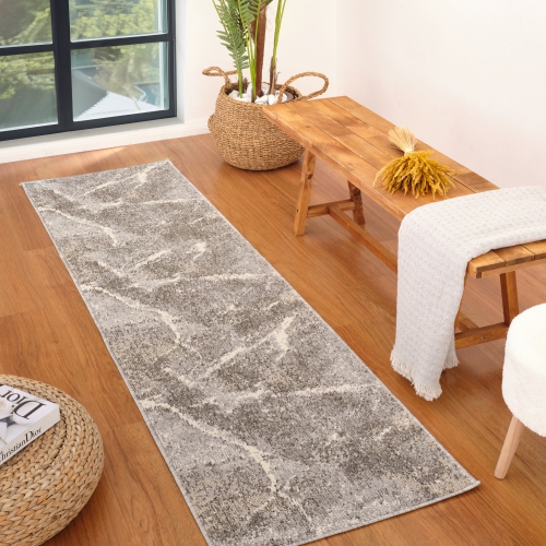 Rug Branch Modern Indoor Area Rug, Grey Beige