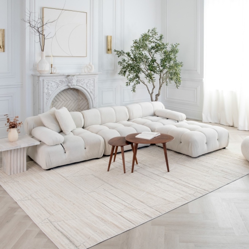 Rug Branch Astra Modern Indoor Area Rug, Beige Cream