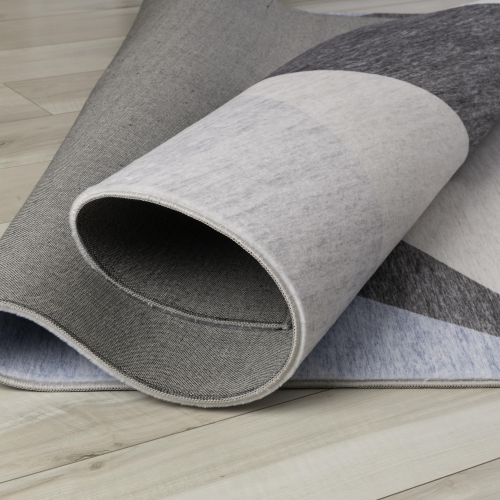 Rug Branch Eclipse Mid-Century Modern Blue Grey Indoor Area Rug