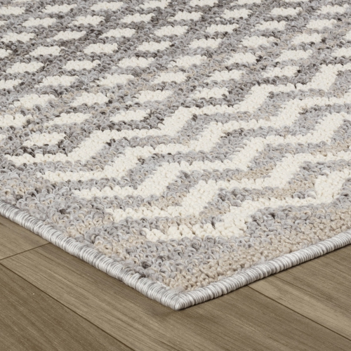 Rug Branch Moroccan Indoor Area Rug, Grey Beige