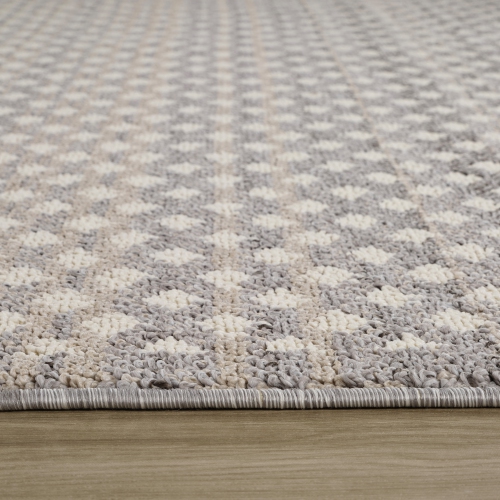 Rug Branch Moroccan Indoor Area Rug, Grey Beige