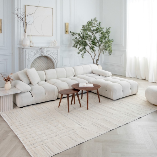 Rug Branch Astra 8Modern Indoor Area Rug, Beige Cream