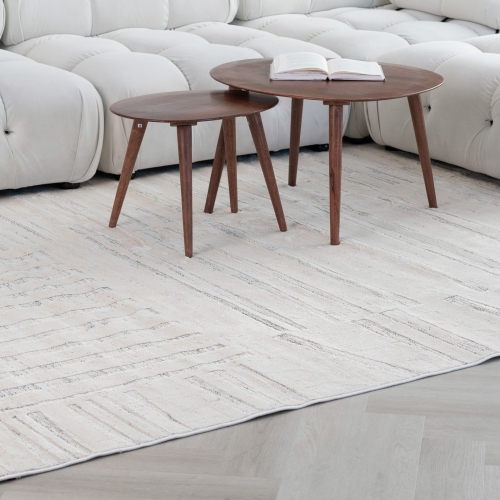 Rug Branch Astra 8Modern Indoor Area Rug, Beige Cream