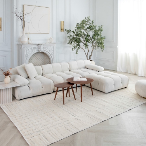 Rug Branch Astra 8Modern Indoor Area Rug, Beige Cream