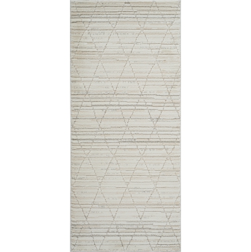 RUG BRANCH  Anaya Contemporary Geometric Beige/cream Indoor Area Rug