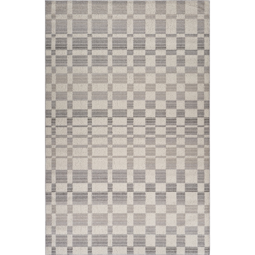 Rug Branch Checkered Indoor Area Rug, Grey Beige