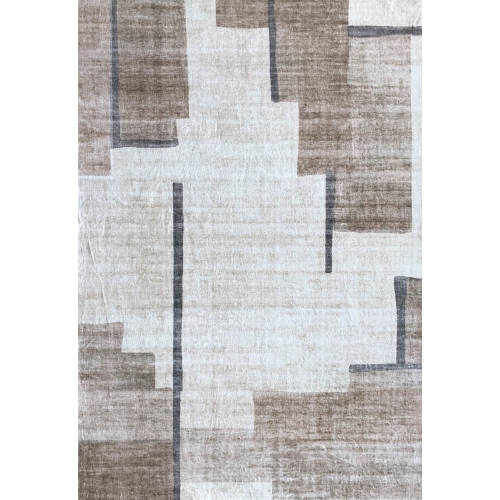 RUG BRANCH  Miles Contemporary Geometric Beige/brown Area Rug