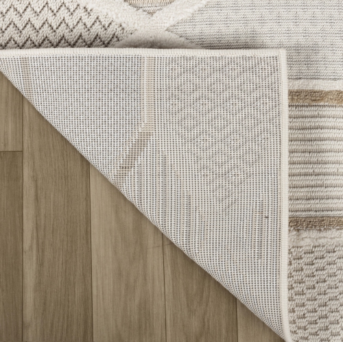 Rug Branch Maison Geometric Indoor Area Rug, Cream Beige, Modern