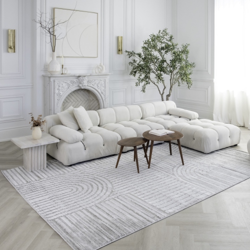 Rug Branch Astra Modern Indoor Area Rug, Grey