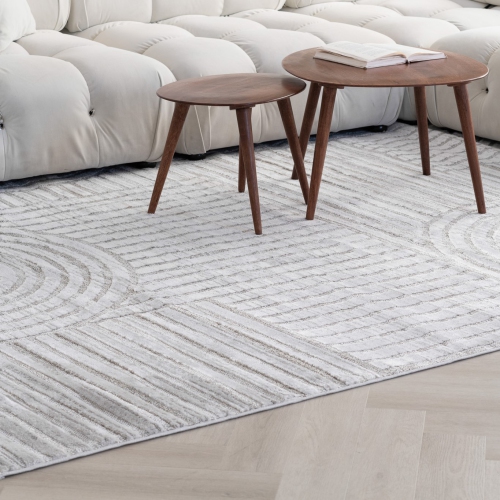 Rug Branch Astra Modern Indoor Area Rug, Grey