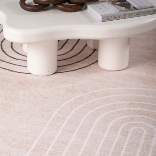 Rug Branch Eclipse Mid-Century Modern Beige Green Indoor Area Rug