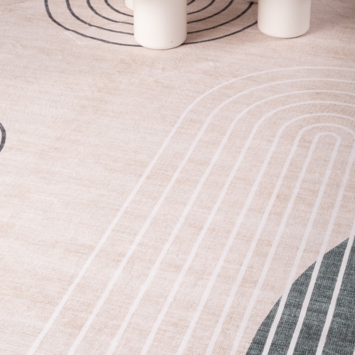 Rug Branch Eclipse Mid-Century Modern Beige Green Indoor Area Rug