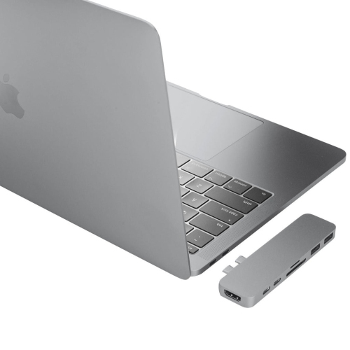 TARGUS  Hyperdrive Duo 7-In-2 USB-C Hub - In Grey