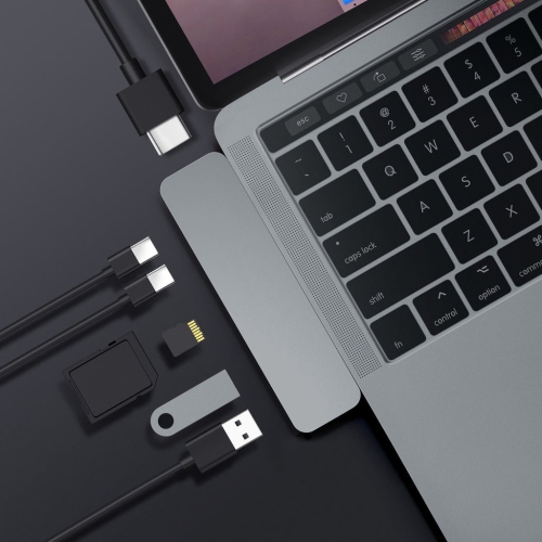 HyperDrive DUO 7-in-2 USB-C Hub - Grey
