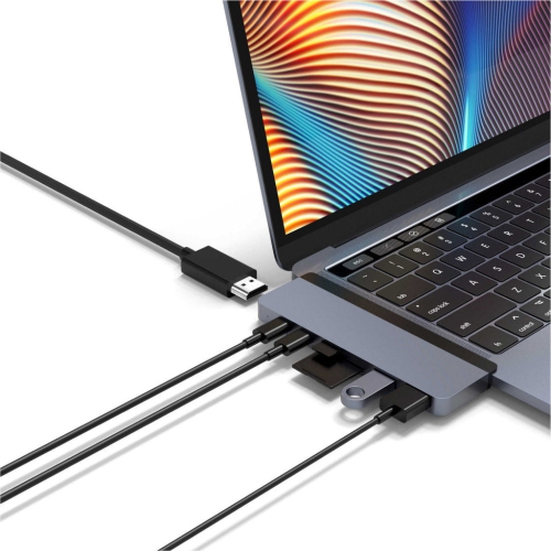 HyperDrive DUO 7-in-2 USB-C Hub - Grey