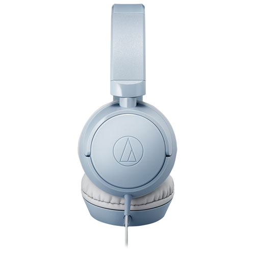 Audio-Technica ATH-S120C On-Ear Headphones with USB-C - Blue Grey