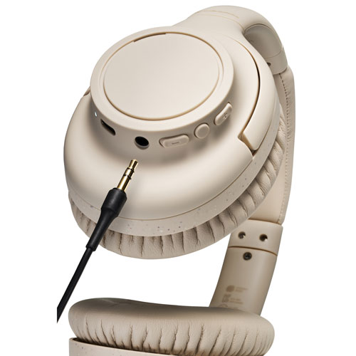 Audio-Technica ATH-S300BT Over-Ear Noise Cancelling Bluetooth Headphones - Beige