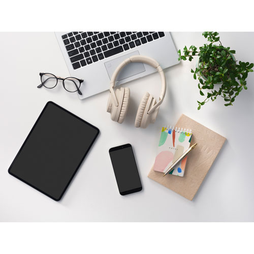 Audio-Technica ATH-S300BT Over-Ear Noise Cancelling Bluetooth Headphones - Beige