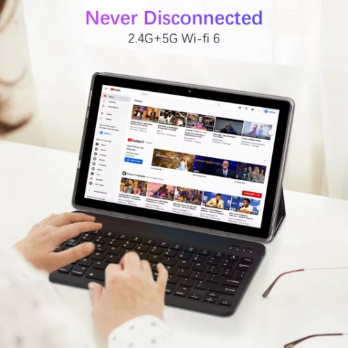 TUTT 11” Tablet Android 14 Keyboard, Mouse, Case, Stylus | 128GB ROM+16GB RAM Dual Camera 128GB SanDisk X9