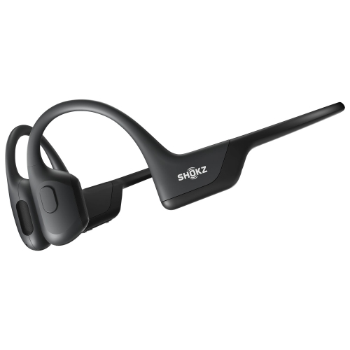 Boîte ouverte - Écouteurs ouverts Bluetooth à conduction osseuse OpenRun Pro de Shokz - Noir